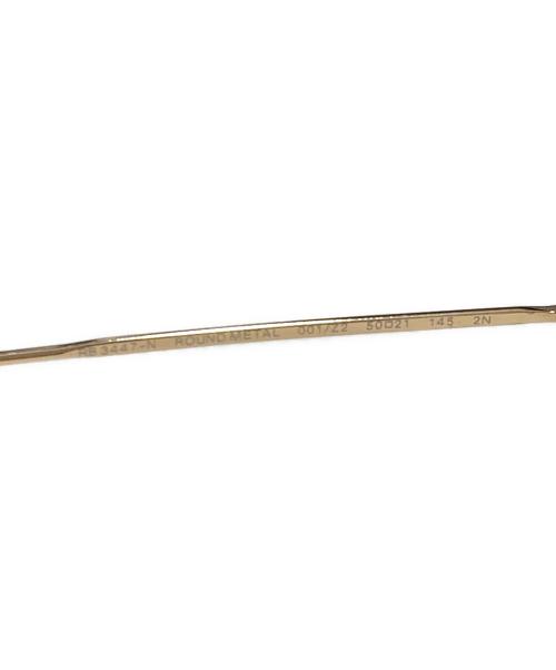 RAY-BAN（レイバン）RAY-BAN (レイバン) ROUND FLAT LENSES ゴールド サイズ:50□21 145の古着・服飾アイテム