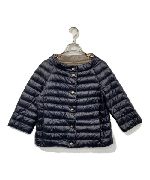 HERNO（ヘルノ）HERNO (ヘルノ) リバーブル ウルトラライト ダウンジャケット ブラック サイズ:40の古着・服飾アイテム