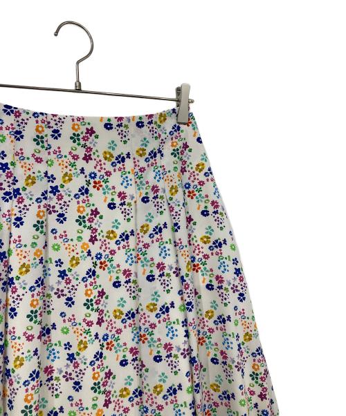PS Paul Smith（ＰＳポールスミス）PS Paul Smith (ＰＳポールスミス) フラワースカート ホワイト サイズ:38 未使用品の古着・服飾アイテム