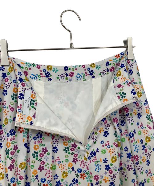 PS Paul Smith（ＰＳポールスミス）PS Paul Smith (ＰＳポールスミス) フラワースカート ホワイト サイズ:38 未使用品の古着・服飾アイテム