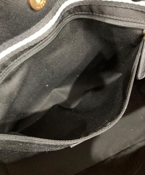 MARC JACOBS（マークジェイコブズ）MARC JACOBS (マークジェイコブズ) ロゴショッパートートバッグ ブラックの古着・服飾アイテム