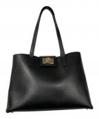 FURLAフルラ）の古着「ターンロックトートバッグ」｜ブラック