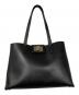 FURLA（フルラ）の古着「ターンロックトートバッグ」｜ブラック