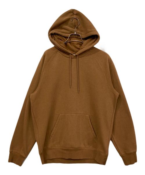 CarHartt（カーハート）CarHartt (カーハート) プルオーバーパーカー ブラウン サイズ:Lの古着・服飾アイテム