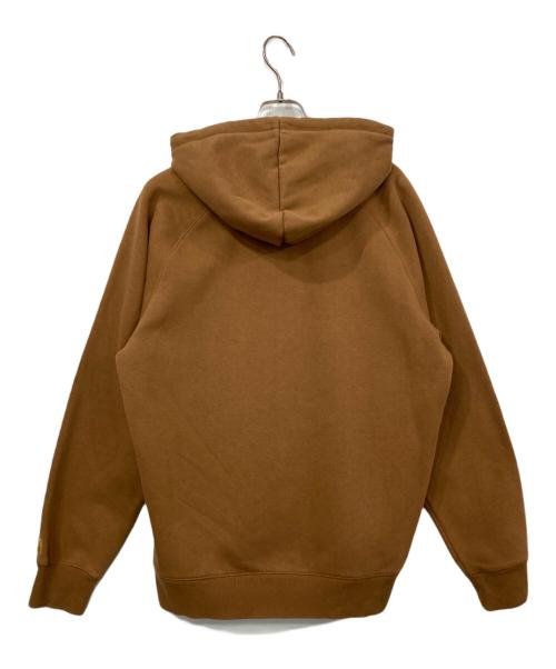 CarHartt（カーハート）CarHartt (カーハート) プルオーバーパーカー ブラウン サイズ:Lの古着・服飾アイテム