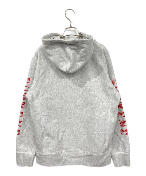 SUPREME（シュプリーム）SUPREME (シュプリーム) Gradient Sleeve Hooded Sweatshirt グレー サイズ:Mの古着・服飾アイテム