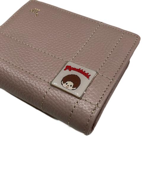 Efffy（エフィ）Efffy (エフィ) MONCHHICHI (モンチッチ) ミディアムウォレット ピンクの古着・服飾アイテム