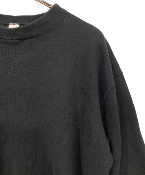 LOOPWHEELER（ループウィラー）LOOPWHEELER (ループウィラー) BEAMS (ビームス) 別注両Vガゼットスウェット ブラック サイズ:Lの古着・服飾アイテム