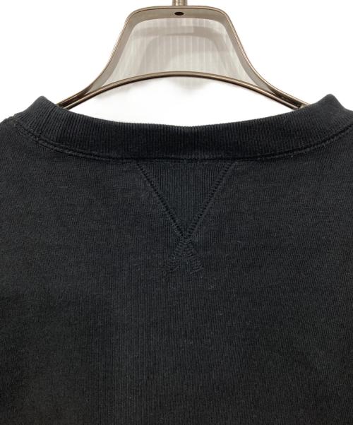 LOOPWHEELER（ループウィラー）LOOPWHEELER (ループウィラー) BEAMS (ビームス) 別注両Vガゼットスウェット ブラック サイズ:Lの古着・服飾アイテム