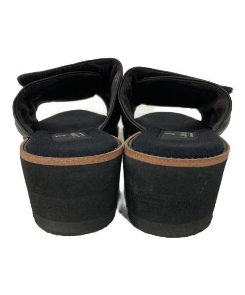 LANVIN COLLECTION（ランバンコレクション）LANVIN COLLECTION (ランバンコレクション) キルティングサンダル ブラック サイズ:Mの古着・服飾アイテム