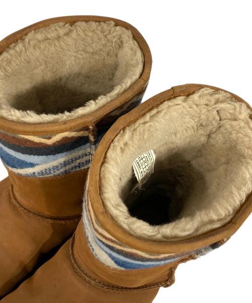UGG（アグ）UGG (アグ) PENDLETON (ペンドルトン) ムートンブーツ ブラウン サイズ:27cmの古着・服飾アイテム
