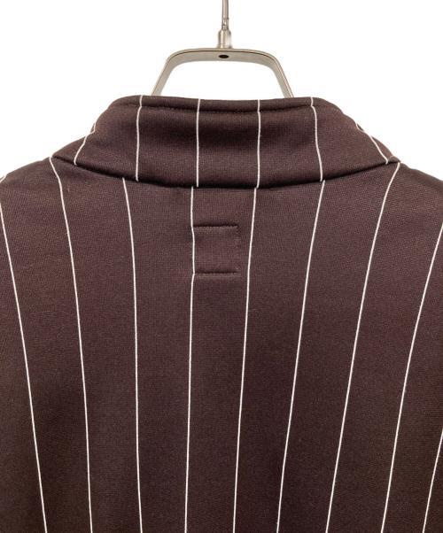 adidas（アディダス）adidas (アディダス) ストライプトラックジャケット ブラウン サイズ:Mの古着・服飾アイテム