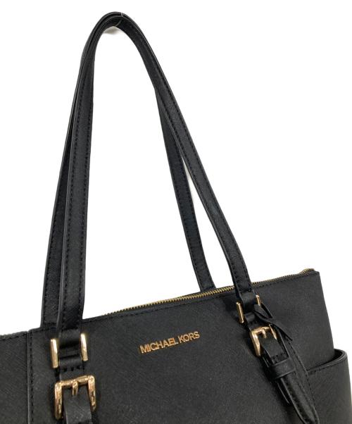 MICHAEL KORS（マイケル・コース）MICHAEL KORS (マイケル・コース) トートバッグ ブラックの古着・服飾アイテム