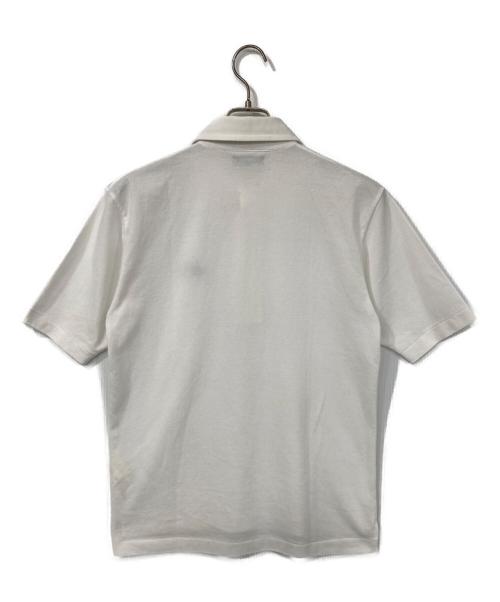 JAN COMME des GARCONS（ヤンコムデギャルソン）JAN COMME des GARCONS (ヤンコムデギャルソン) 片目刺繍ポロシャツ ホワイト サイズ:Mの古着・服飾アイテム