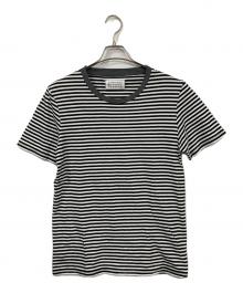 Martin Margiela 10（マルタン・マルジェラ 10）の古着「ボーダーTシャツ」｜ホワイト×ブラック