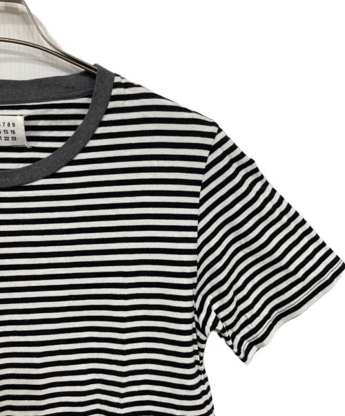Martin Margiela 10（マルタン・マルジェラ 10）Martin Margiela 10 (マルタン・マルジェラ 10) ボーダーTシャツ ホワイト×ブラック サイズ:Sの古着・服飾アイテム