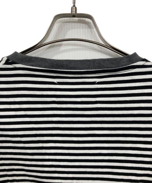 Martin Margiela 10（マルタン・マルジェラ 10）Martin Margiela 10 (マルタン・マルジェラ 10) ボーダーTシャツ ホワイト×ブラック サイズ:Sの古着・服飾アイテム