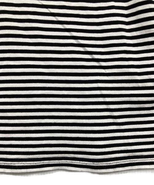 Martin Margiela 10（マルタン・マルジェラ 10）Martin Margiela 10 (マルタン・マルジェラ 10) ボーダーTシャツ ホワイト×ブラック サイズ:Sの古着・服飾アイテム