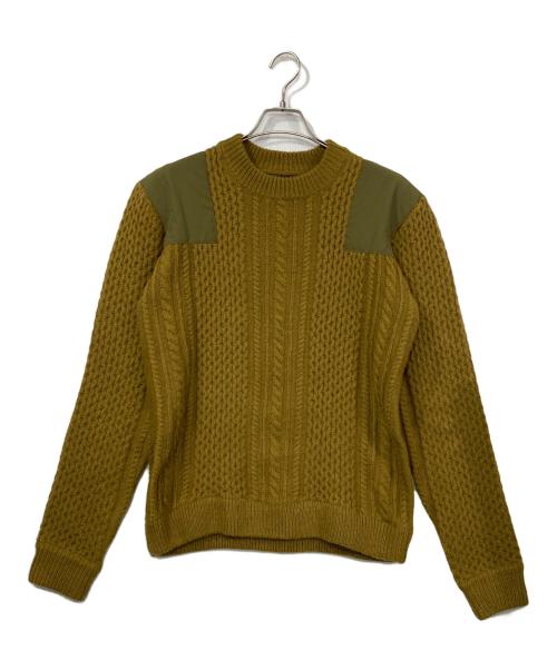 JohnUNDERCOVER（ジョンアンダーカバー）JohnUNDERCOVER (ジョンアンダーカバー) ケーブルニット ブラウン サイズ:3の古着・服飾アイテム