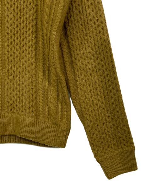 JohnUNDERCOVER（ジョンアンダーカバー）JohnUNDERCOVER (ジョンアンダーカバー) ケーブルニット ブラウン サイズ:3の古着・服飾アイテム