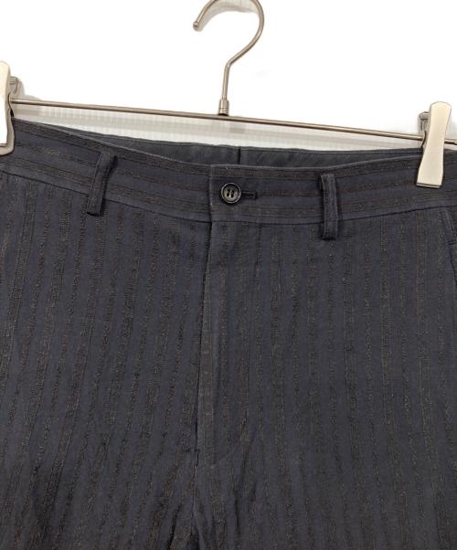 COMME des GARCONS HOMME（コムデギャルソン オム）COMME des GARCONS HOMME (コムデギャルソン オム) ジャガード織りテーパードパンツ ブラック サイズ:Sの古着・服飾アイテム