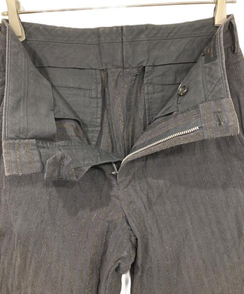 COMME des GARCONS HOMME（コムデギャルソン オム）COMME des GARCONS HOMME (コムデギャルソン オム) ジャガード織りテーパードパンツ ブラック サイズ:Sの古着・服飾アイテム
