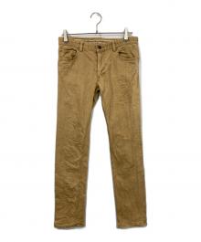 NUMBER (N)INE（ナンバーナイン）の古着「ハート涙パッチダーツデニム」｜ブラウン