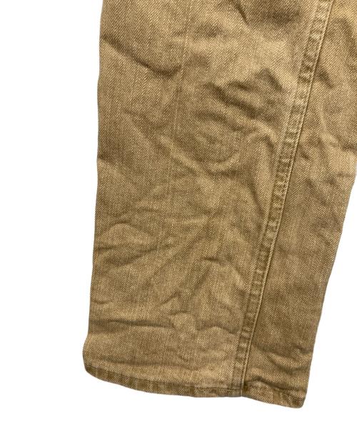 NUMBER (N)INE（ナンバーナイン）NUMBER (N)INE (ナンバーナイン) ハート涙パッチダーツデニム ブラウン サイズ:3の古着・服飾アイテム