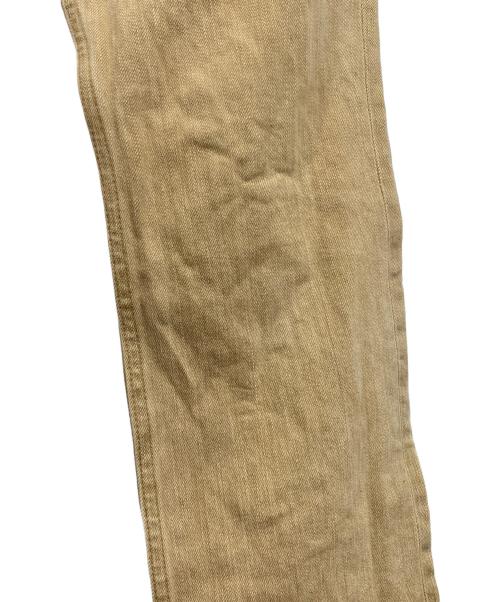 NUMBER (N)INE（ナンバーナイン）NUMBER (N)INE (ナンバーナイン) ハート涙パッチダーツデニム ブラウン サイズ:3の古着・服飾アイテム