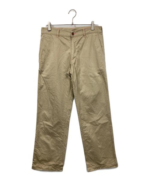 COMME des GARCONS HOMME（コムデギャルソン オム）COMME des GARCONS HOMME (コムデギャルソン オム) 製品染めコットンパンツ ベージュ サイズ:Sの古着・服飾アイテム