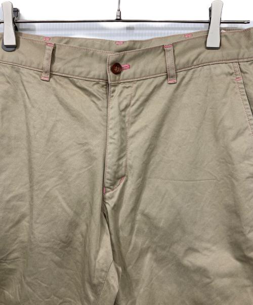 COMME des GARCONS HOMME（コムデギャルソン オム）COMME des GARCONS HOMME (コムデギャルソン オム) 製品染めコットンパンツ ベージュ サイズ:Sの古着・服飾アイテム