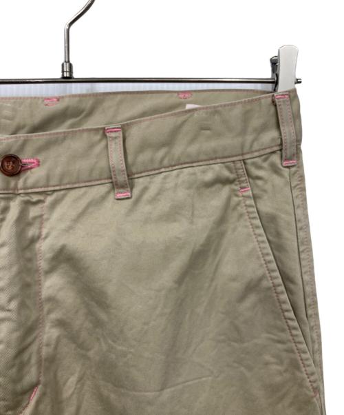 COMME des GARCONS HOMME（コムデギャルソン オム）COMME des GARCONS HOMME (コムデギャルソン オム) 製品染めコットンパンツ ベージュ サイズ:Sの古着・服飾アイテム