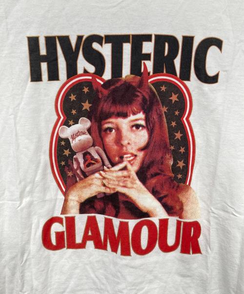 Hysteric Glamour（ヒステリックグラマー）Hysteric Glamour (ヒステリックグラマー) BEARTEE メディコムトイ デビルガールプリントTシャツ ホワイト サイズ:M 未使用品の古着・服飾アイテム