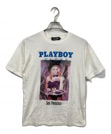 Hysteric Glamour×PLAY BOY（ヒステリックグラマー×プレイボーイ）の古着「HYS BUNNYプリントTシャツ」｜ホワイト