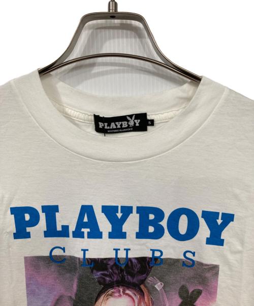 Hysteric Glamour（ヒステリックグラマー）Hysteric Glamour (ヒステリックグラマー) PLAY BOY (プレイボーイ) HYS BUNNYプリントTシャツ ホワイト サイズ:S 未使用品の古着・服飾アイテム