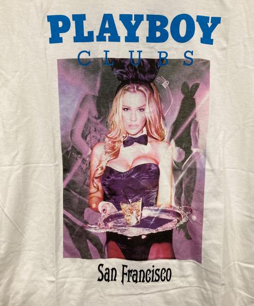 Hysteric Glamour（ヒステリックグラマー）Hysteric Glamour (ヒステリックグラマー) PLAY BOY (プレイボーイ) HYS BUNNYプリントTシャツ ホワイト サイズ:S 未使用品の古着・服飾アイテム