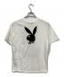 Hysteric Glamour (ヒステリックグラマー) PLAY BOY (プレイボーイ) HYS BUNNYプリントTシャツ ホワイト サイズ:S 未使用品：8000円