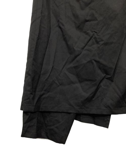 GROUND Y（グラウンドワイ）GROUND Y (グラウンドワイ) ウールギャバジン 3Way Skirt Pants ブラック サイズ:3の古着・服飾アイテム