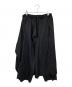 GROUND Y (グラウンドワイ) ウールギャバジン 3Way Skirt Pants ブラック サイズ:3：35000円