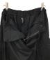中古・古着 GROUND Y (グラウンドワイ) ウールギャバジン 3Way Skirt Pants ブラック サイズ:3：35000円