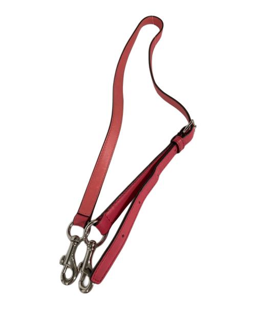 COACH（コーチ）COACH (コーチ) ワンショルダーバッグ ベージュ×ピンクの古着・服飾アイテム