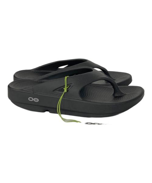 OOFOS（ウーフォス）OOFOS (ウーフォス) OOriginal リカバリーサンダル ブラック サイズ:EU37 未使用品の古着・服飾アイテム