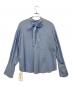 deres (デレス) Alison sheer dual blouse ブルー サイズ:SIZE F 未使用品：8000円