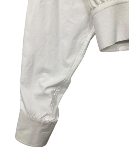 yo BIOTOP Lingerie（ヨー ビオトープ ランジェリー）yo BIOTOP Lingerie (ヨー ビオトープ ランジェリー) Short Shirt Top ホワイト サイズ:表記無しの古着・服飾アイテム