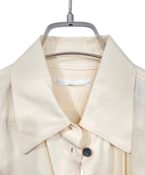 digne（ディニュ）digne (ディニュ) thick shirt イエロー サイズ:Fの古着・服飾アイテム