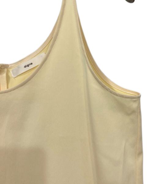 digne（ディニュ）digne (ディニュ) Tank one piece/タンクワンピース イエロー サイズ:1の古着・服飾アイテム