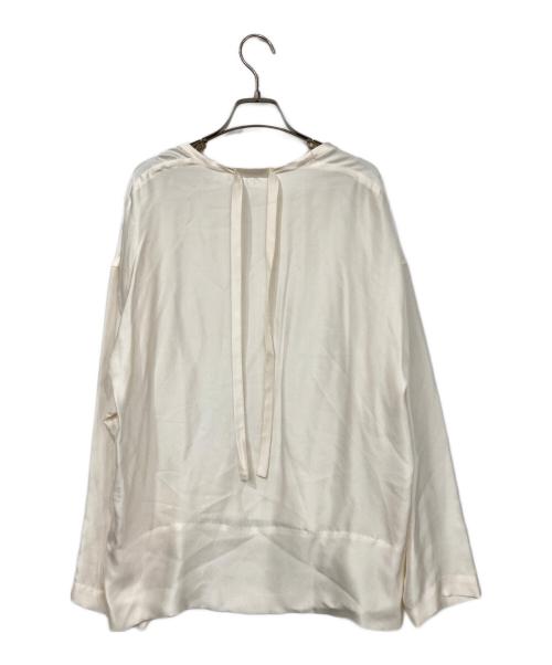 BLAMINK（ブラミンク）BLAMINK (ブラミンク) シルク インティメイト ブラウス ホワイト サイズ:Fの古着・服飾アイテム