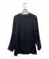 NOWOS (ノーウォス) Silk blouse ブラック サイズ:表記無し：6000円