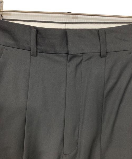 yo BIOTOP（ヨー ビオトープ）yo BIOTOP (ヨー ビオトープ) High waist slacks/ハイウエストスラックス ブラック サイズ:00の古着・服飾アイテム