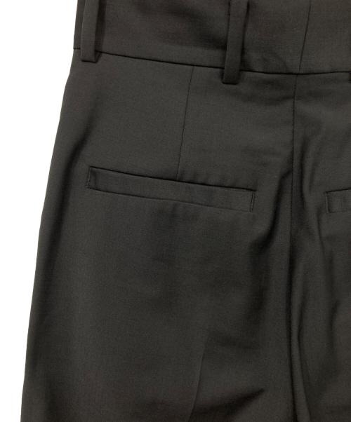 yo BIOTOP（ヨー ビオトープ）yo BIOTOP (ヨー ビオトープ) High waist slacks/ハイウエストスラックス ブラック サイズ:00の古着・服飾アイテム